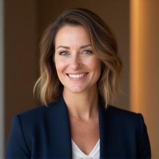 Porträt von Dr. Anna Meier, CEO
